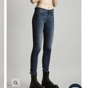 R13 Kate Skinny jeans in vintage indigo